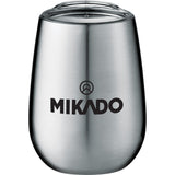 Neo 10oz Vacuum Insulated Cup — Silver (SL) — decorated front view — 2