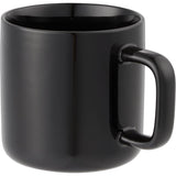 Boulder 12 oz Ceramic Mug — Black (BK) — blank product view — 19