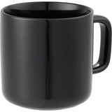 Boulder 12 oz Ceramic Mug — Black (BK) — blank right angle — 18