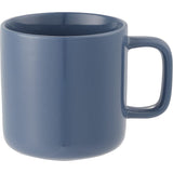 Boulder 12 oz Ceramic Mug — Nightfall Blue — blank front view — 3