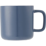Boulder 12 oz Ceramic Mug — Nightfall Blue — blank front view — 4
