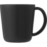 Nantucket 12 oz Ceramic Mug — Black (BK) — blank front view — 10