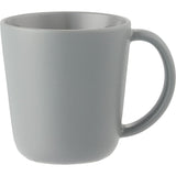 Nantucket 12 oz Ceramic Mug — Gray (GY) — blank front view — 21