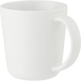 Nantucket 12 oz Ceramic Mug — White (WH) — blank left angle — 19