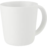 Nantucket 12 oz Ceramic Mug — White (WH) — blank right angle — 18