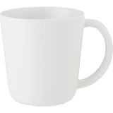 Nantucket 12 oz Ceramic Mug — White (WH) — blank front view — 15