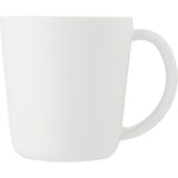 Nantucket 12 oz Ceramic Mug — White (WH) — blank front view — 16