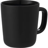 Napa 10 oz Ceramic Mug — Black (BK) — blank right angle — 12
