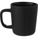 Napa 10 oz Ceramic Mug — Black (BK) — blank back view — 11