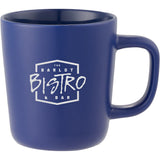 Napa 10 oz Ceramic Mug — Navy (NY) — decorated front view — 20