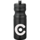 Easy Squeezy Spirit 24oz Sports Bottle — Black (BK) — decorated front view