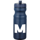 Easy Squeezy Spirit 24oz Sports Bottle — Navy Blue (NBL) — decorated front view