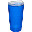 Lakeside 16 oz Double Wall Tritan™ Tumbler — Blue (BL) — blank front view