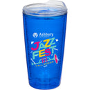 Lakeside 16 oz Double Wall Tritan™ Tumbler — Blue (BL) — decorated front view