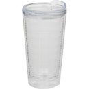 Lakeside 16 oz Double Wall Tritan™ Tumbler — Clear (CL) — blank front view