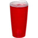 Lakeside 16 oz Double Wall Tritan™ Tumbler — Red (RD) — blank front view