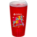 Lakeside 16 oz Double Wall Tritan™ Tumbler — Red (RD) — decorated front view