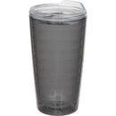 Lakeside 16 oz Double Wall Tritan™ Tumbler — Smoke (SM) — blank front view