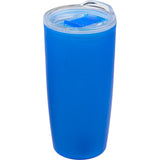 Coastal 22 oz Double Wall Tumbler — Blue (BL) — blank front view — 17