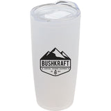 Coastal 22 oz Double Wall Tumbler — Frost (FRST) — decorated front view — 2
