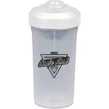Sports Shaker 24 oz with ProBlend™ Mixer — White (WH) — decorated front view — 14