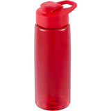 Flair 26 oz Tritan™ Bottle with Pop-Open Drink-Thru Lid — Red (RD) — blank front view — 8
