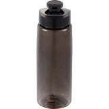 Flair 26 oz Tritan™ Bottle with Pop-Open Drink-Thru Lid — Smoke (SM) — blank back view — 5