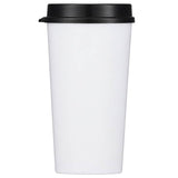 Roadmaster 20oz Travel Tumbler with Sip-Thru Lid — Black (BK) — blank product view — 9