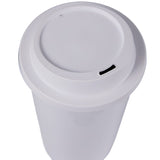 Traveler 16 oz Travel Cup with Sip-Through Lid — White (WH) — blank detail view — 5