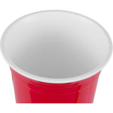 Varsity 16 oz Double-Wall Cup — Red (RD) — blank detail view — 7