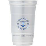 Top Cup by Ball™ 16 oz Aluminum Cup — Gray (GY) — decorated front view — 2