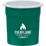 Recyclable Aluminum Shot Cup 1.5 oz — Green (GR) — decorated front view — 5