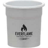 Recyclable Aluminum Shot Cup 1.5 oz — Gray (GY) — decorated front view — 2