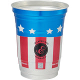 Top Cup by Ball™ America 250th Aluminum Cup 16oz — USA — decorated front view — 4