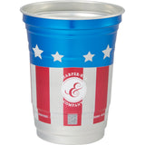 Top Cup by Ball™ America 250th Aluminum Cup 16oz — USA — decorated front view — 3