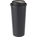 Oscar 16 oz Vacuum Insulated Tumbler with Slide Lid — Black (BK) — blank left angle — 33
