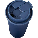 Oscar 16 oz Vacuum Insulated Tumbler with Slide Lid — Navy (NY) — blank detail view — 21
