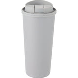 Oscar 16 oz Vacuum Insulated Tumbler with Slide Lid — Stone (ST) — blank back view — 15