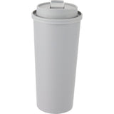 Oscar 16 oz Vacuum Insulated Tumbler with Slide Lid — Stone (ST) — blank front view — 11