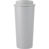 Oscar 16 oz Vacuum Insulated Tumbler with Slide Lid — Stone (ST) — blank front view — 12
