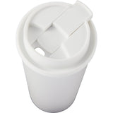 Oscar 16 oz Vacuum Insulated Tumbler with Slide Lid — White (WH) — blank detail view — 5