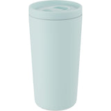 Carissa 14 oz Vacuum Insulated Tumbler with Slide Lid — Blue Agave — blank left angle — 36
