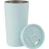 Carissa 14 oz Vacuum Insulated Tumbler with Slide Lid — Blue Agave — blank detail view — 34