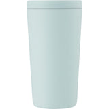 Carissa 14 oz Vacuum Insulated Tumbler with Slide Lid — Blue Agave — blank front view — 33