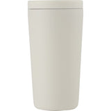 Carissa 14 oz Vacuum Insulated Tumbler with Slide Lid — Tofu (TOFU) — blank front view — 25