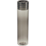 Skinny Mini 10 oz Recycled Bottle — Black (BK) — blank back view — 14
