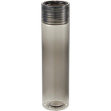 Skinny Mini 10 oz Recycled Bottle — Black (BK) — blank front view — 11