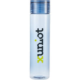 Skinny Mini 10 oz Recycled Bottle — Slate (SLA) — decorated front view — 3