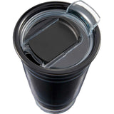 Mipsy 16 oz Recycled Double Wall Tumbler — Black (BK) — blank detail view — 15