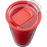 Mipsy 16 oz Recycled Double Wall Tumbler — Red (RD) — blank detail view — 6